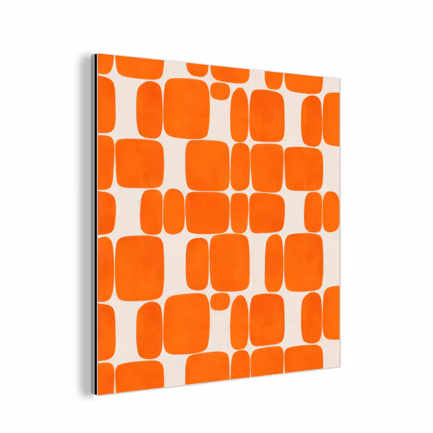 Patroon - Retro - Oranje aluminium wit klein 46 -3d