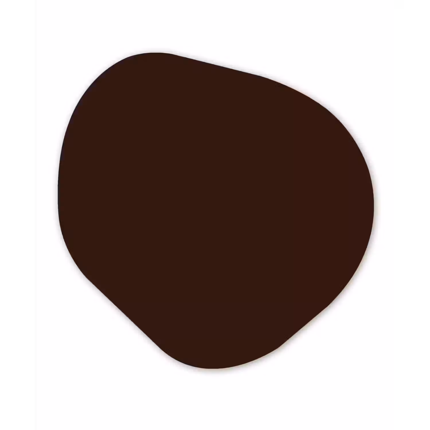 Dark - Chocolate - Bruin Wandcirkel Organisch Aluminium middel 851 -3d