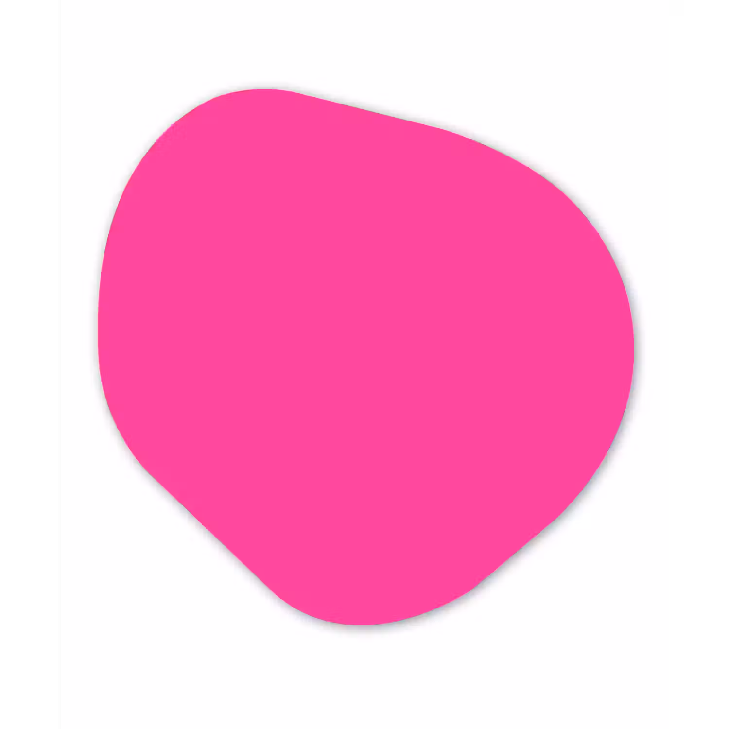 Electric - Magenta - Roze Wandcirkel Organisch Aluminium middel 851 -3d