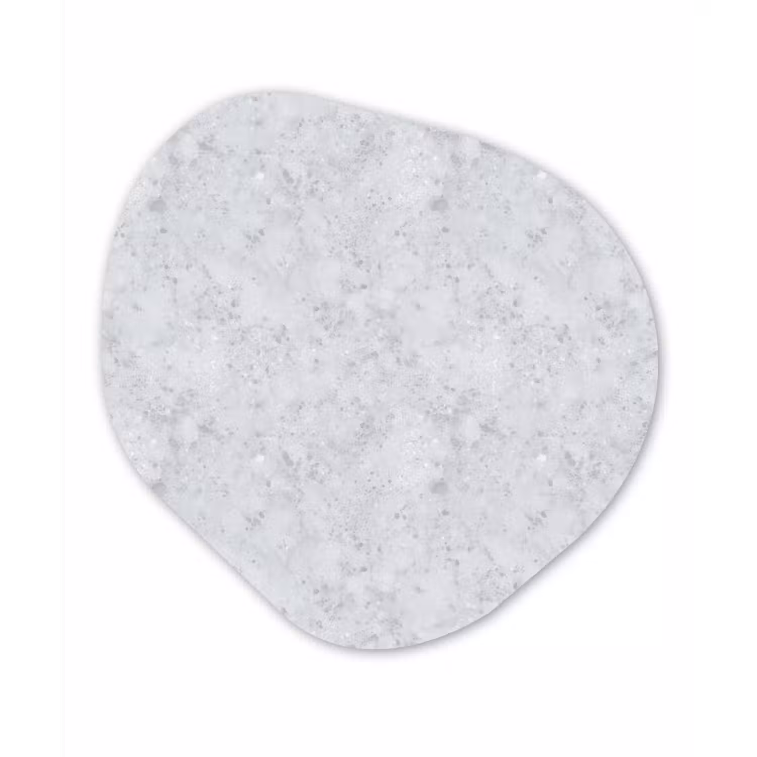Grijs - Terrazzo-effect - Beton Wandcirkel Organisch Aluminium middel 851 -3d