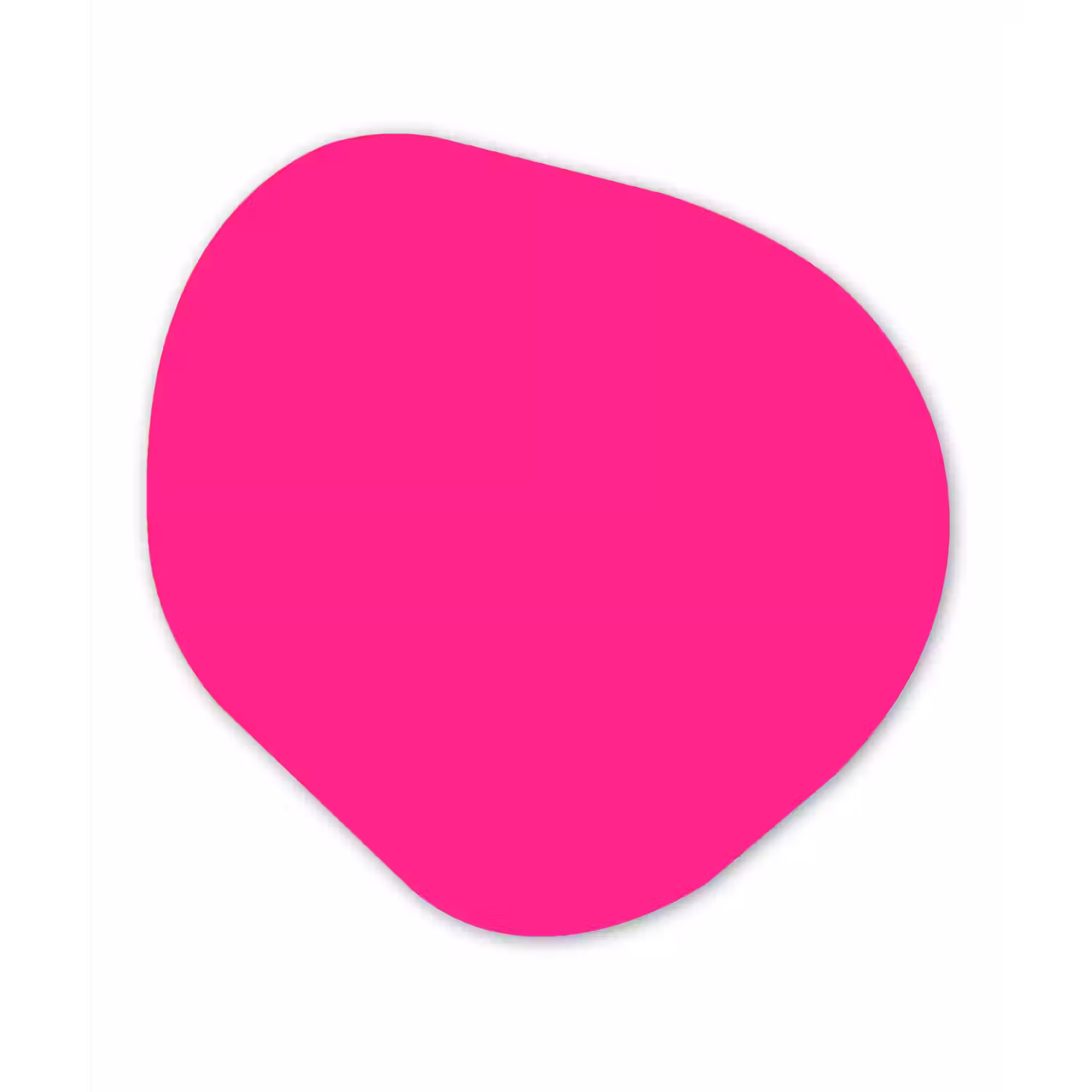 Hot - Fuchsia - Roze Wandcirkel Organisch Aluminium middel 851 -3d