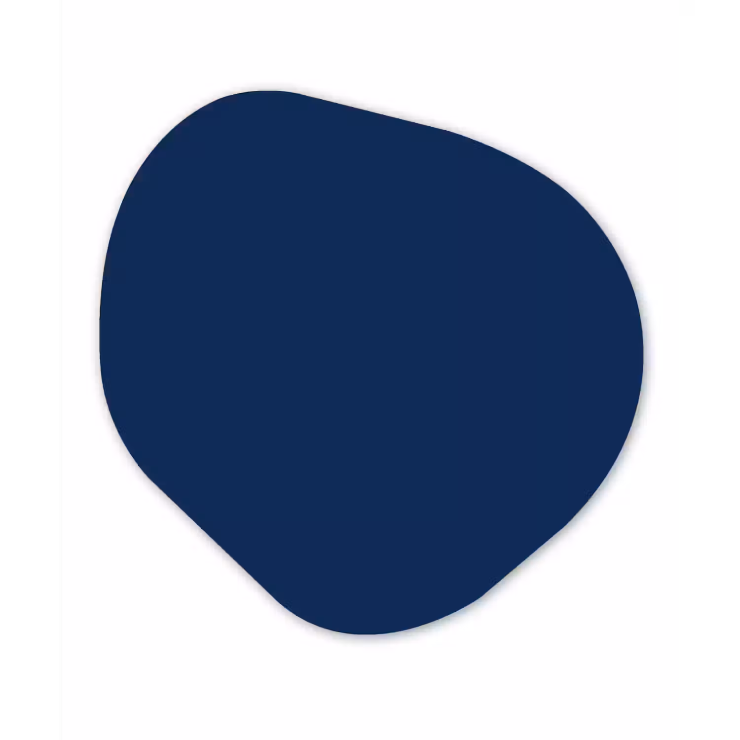 Midnight - Navy - Blauw Wandcirkel Organisch Aluminium middel 851 -3d