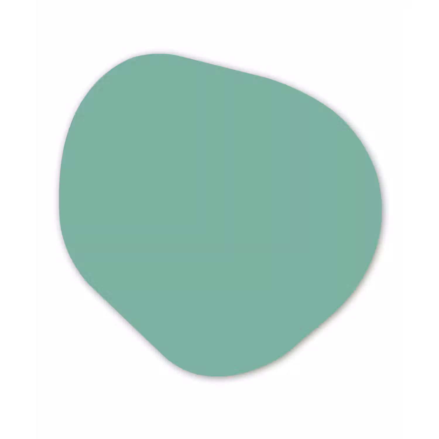 Ocean - Jade - Groen Wandcirkel Organisch Aluminium middel 851 -3d