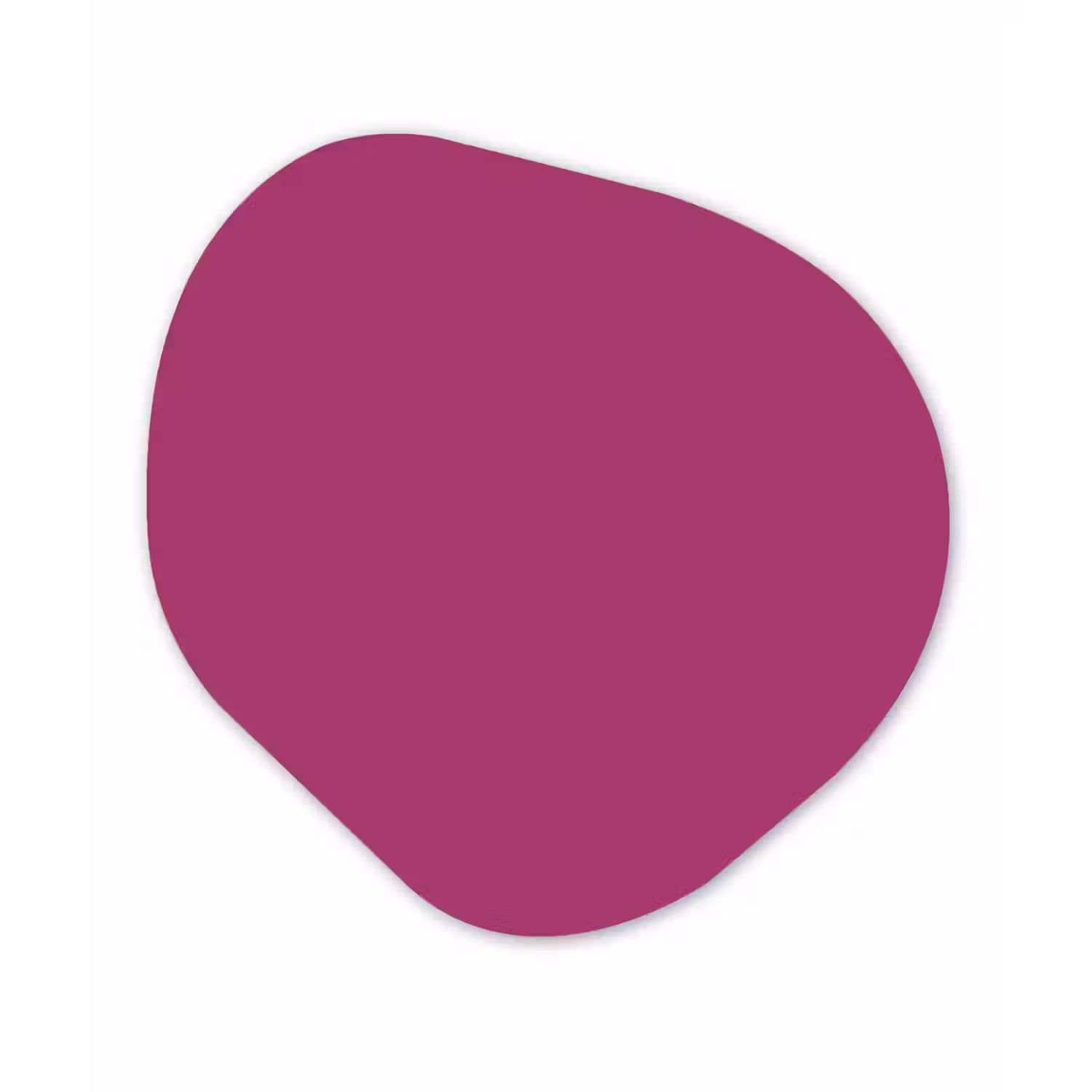 Deep - Magenta - Paars Wandcirkel Organisch Aluminium middel 851 -3d