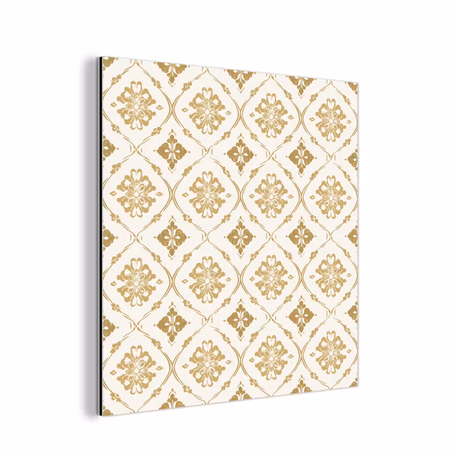 Ornament - Klassiek - Goud aluminium wit klein 46 -3d