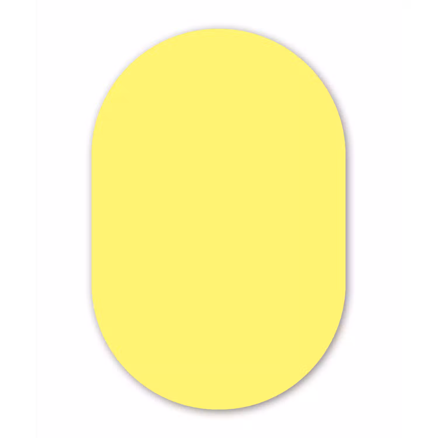 Buttery - Beige - Geel Wandcirkel Ovaal Aluminium middel 839 -3d