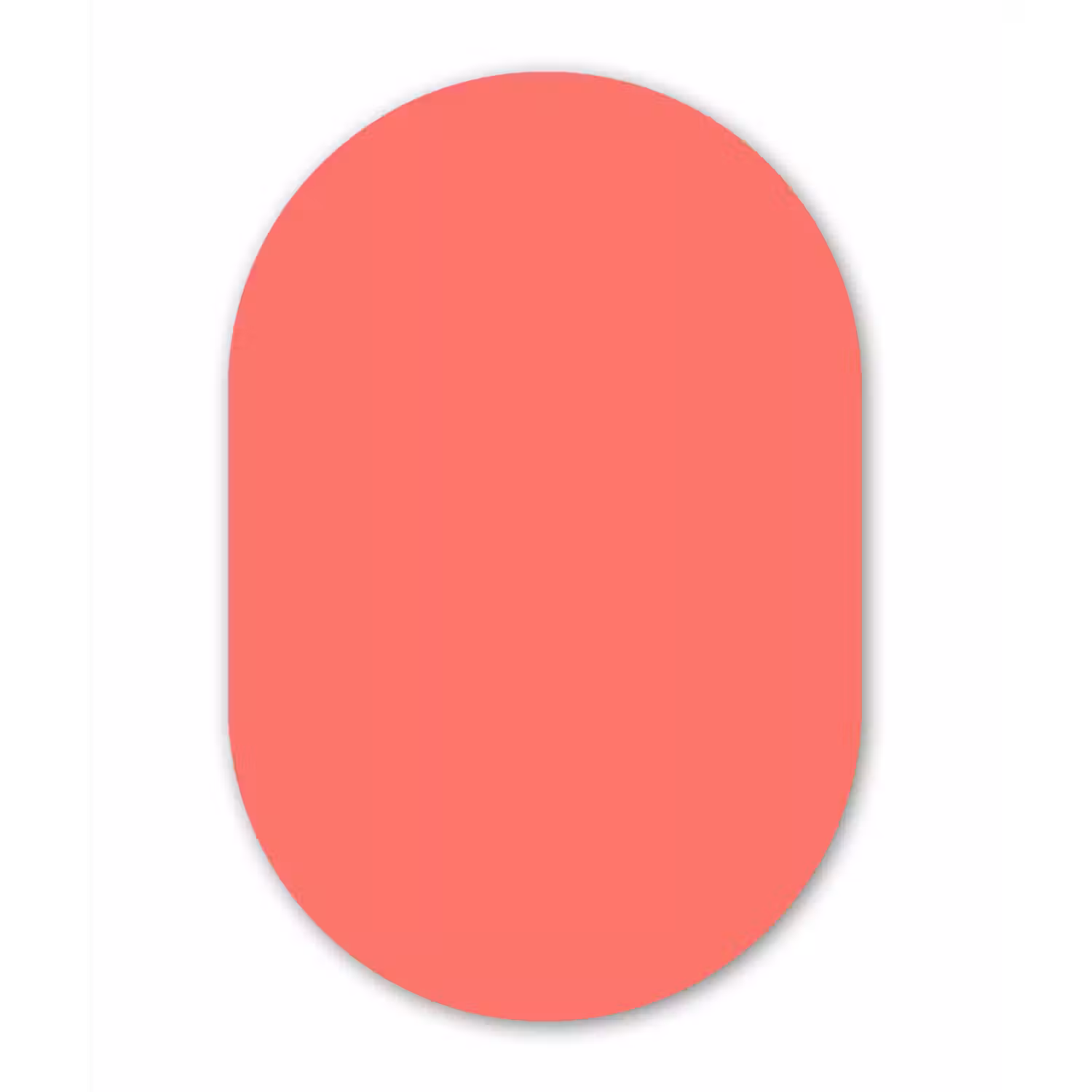Coral - Punch - Koraal Wandcirkel Ovaal Aluminium middel 839 -3d