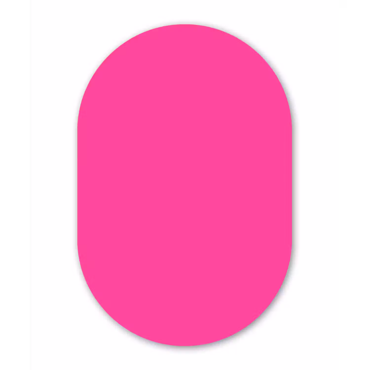 Electric - Magenta - Roze Wandcirkel Ovaal Aluminium middel 839 -3d