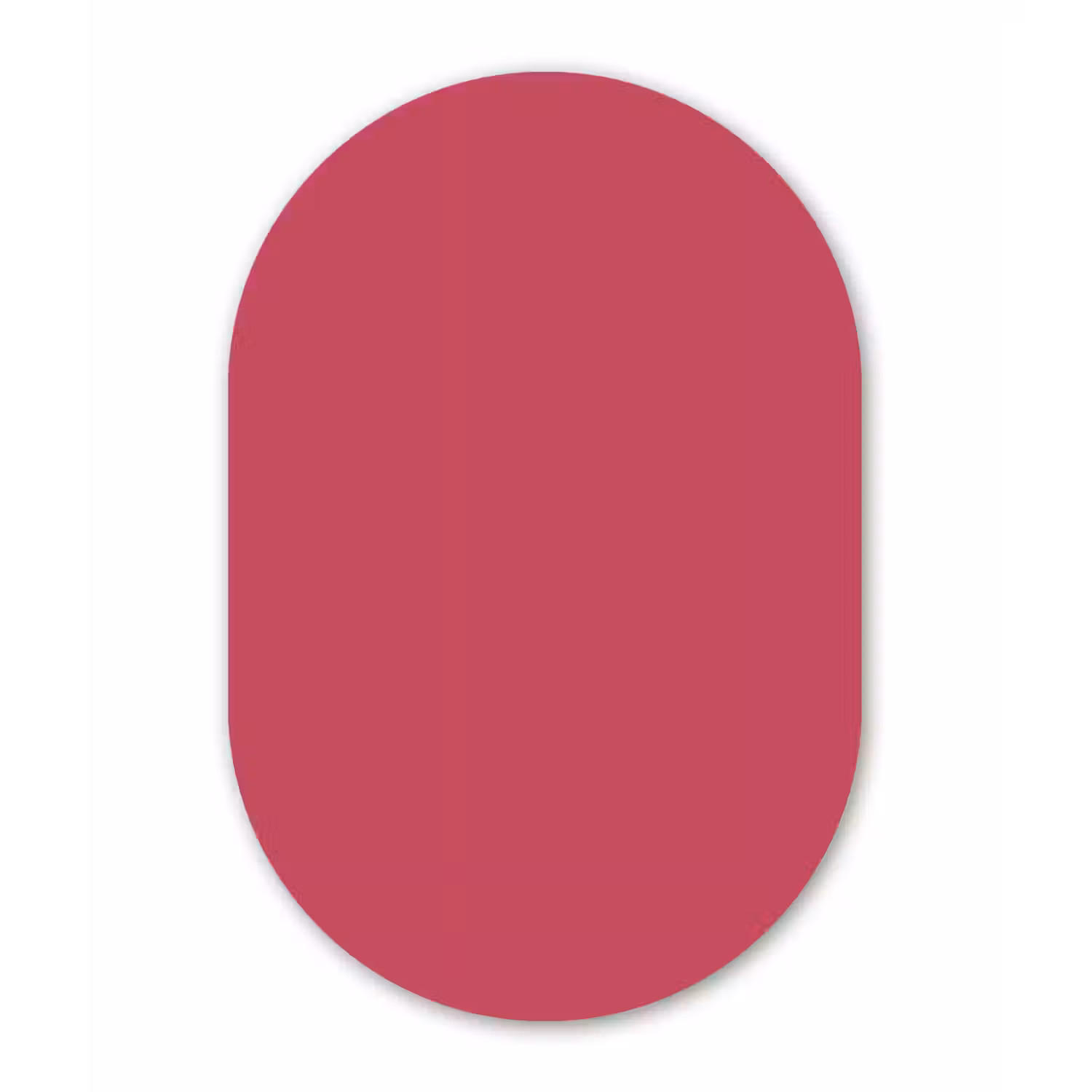 Bold - Berry - Rood Wandcirkel Ovaal Aluminium middel 839 -3d