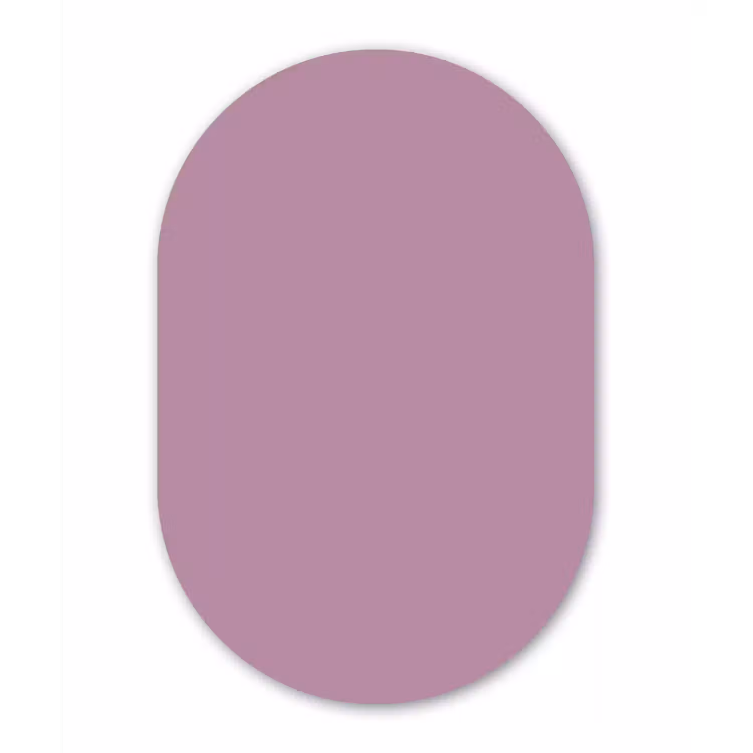 Lilac - Paars - Mauve Wandcirkel Ovaal Aluminium middel 839 -3d