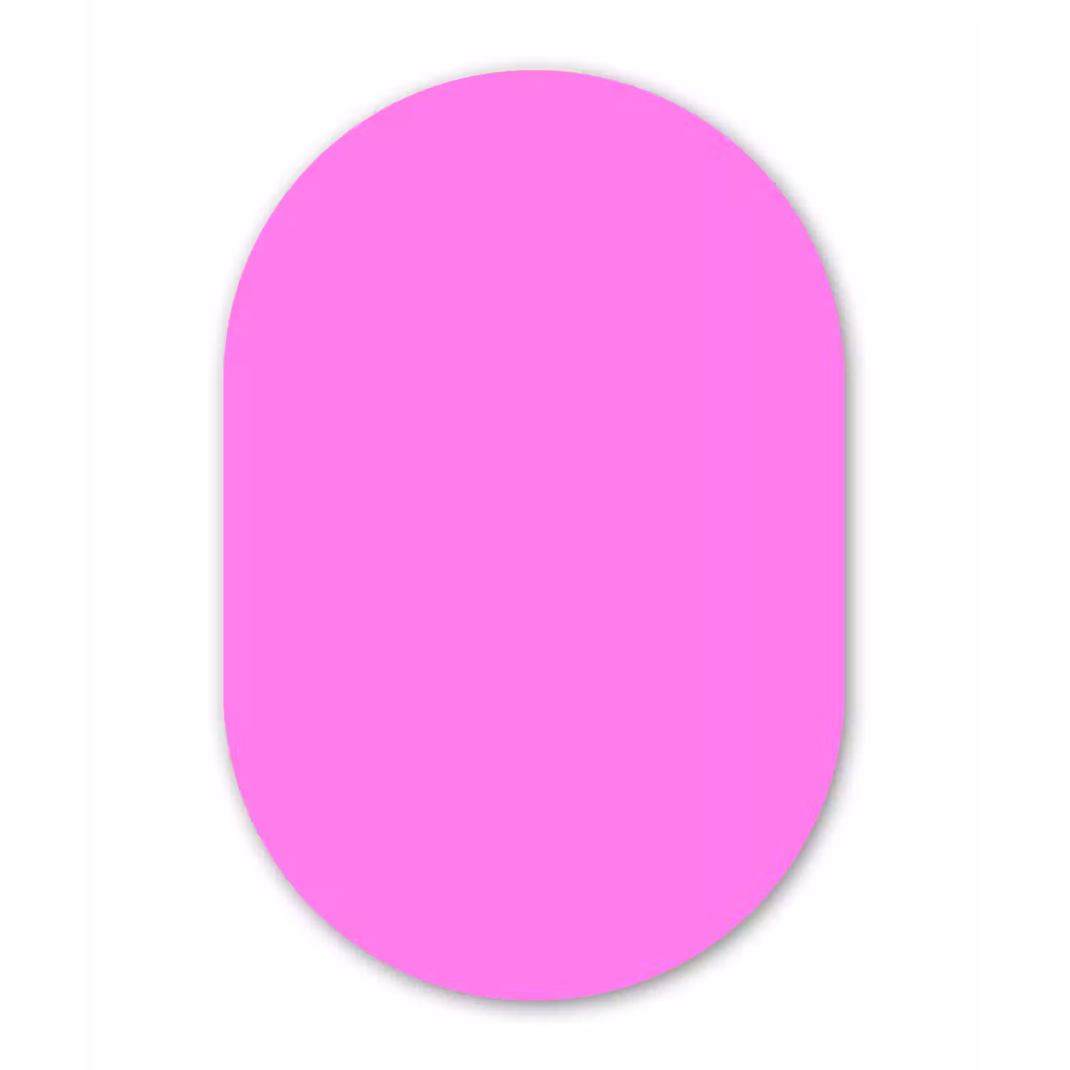 Bright - Orchid - Roze Wandcirkel Ovaal Aluminium middel 839 -3d