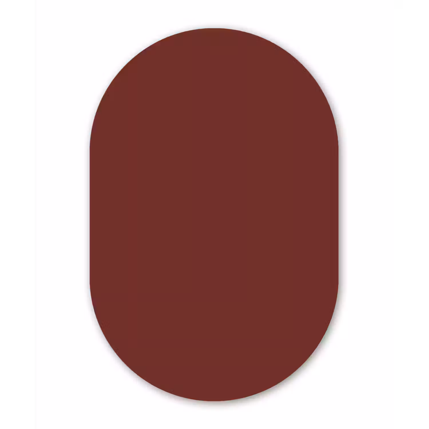Valentine - Velvet - Rood Wandcirkel Ovaal Aluminium middel 839 -3d