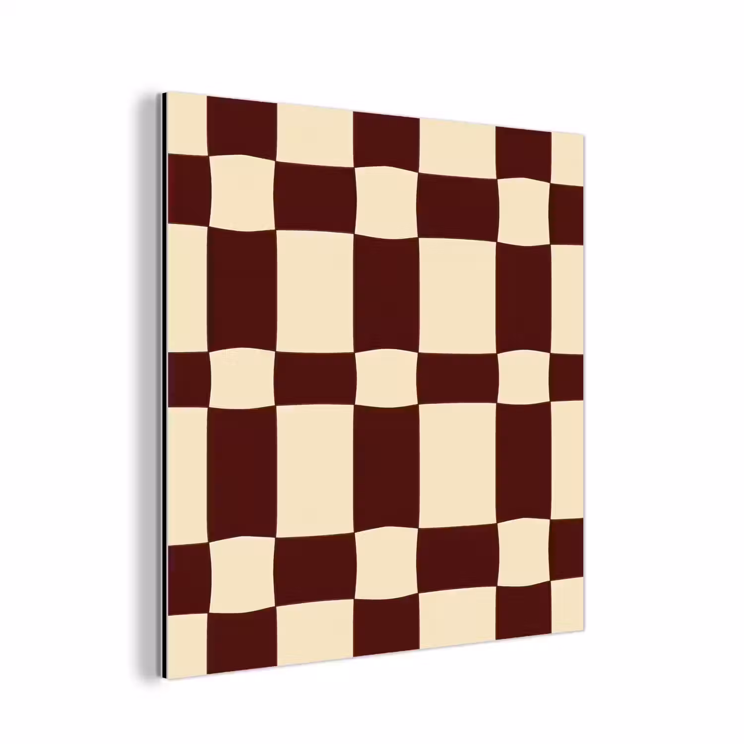 Retro - Patroon - Bruin aluminium wit klein 46 -3d