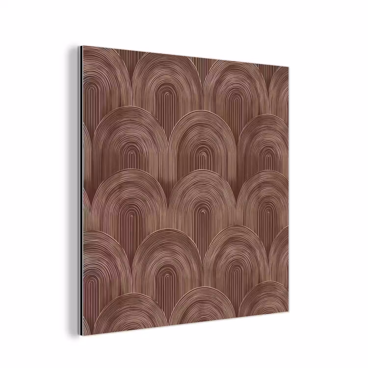 Ritmisch - Effect - Bruin aluminium wit klein 46 -3d