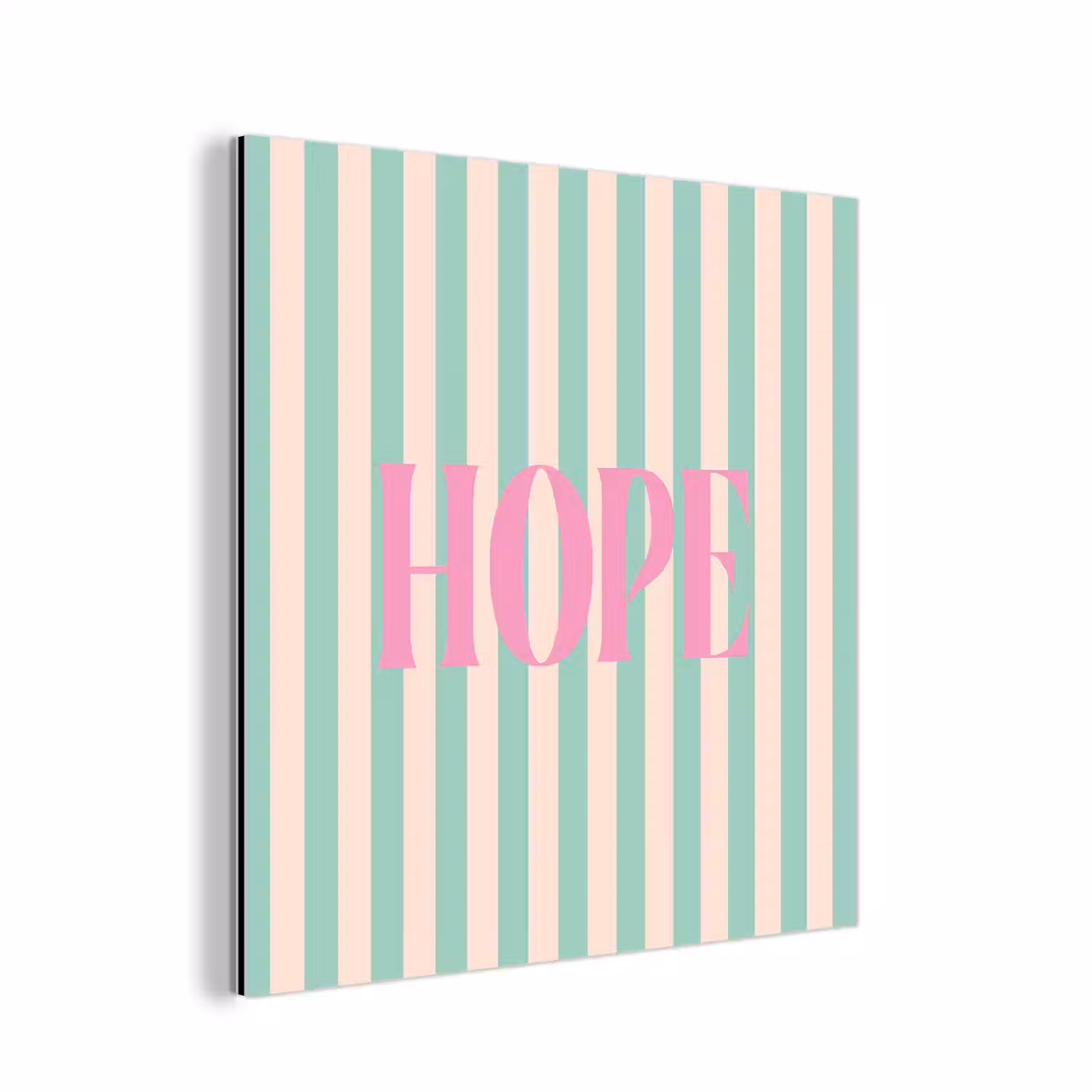 Roze - Groen - Strepen - Hope aluminium wit klein -3d