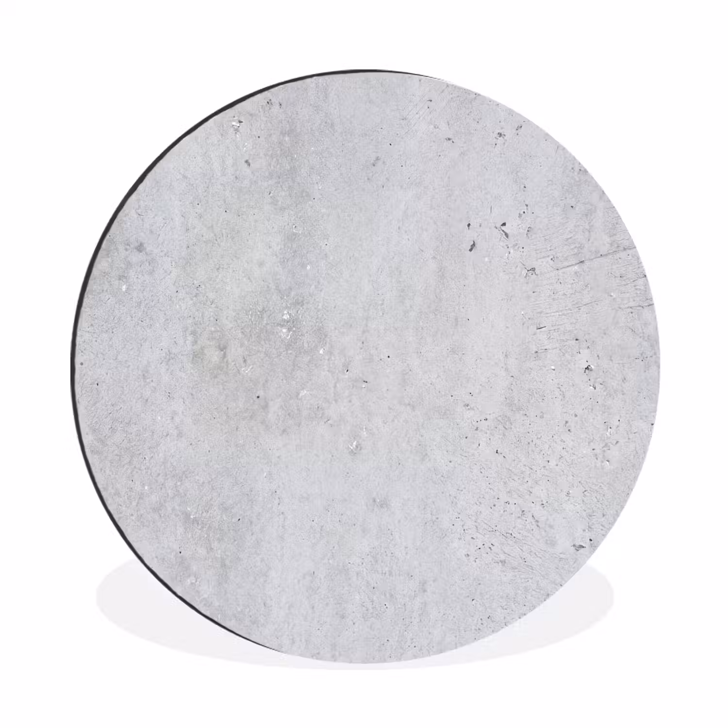 Beton - Textuur - Achtergrond - Grijs - Industrieel Wandcirkel aluminium klein -3d