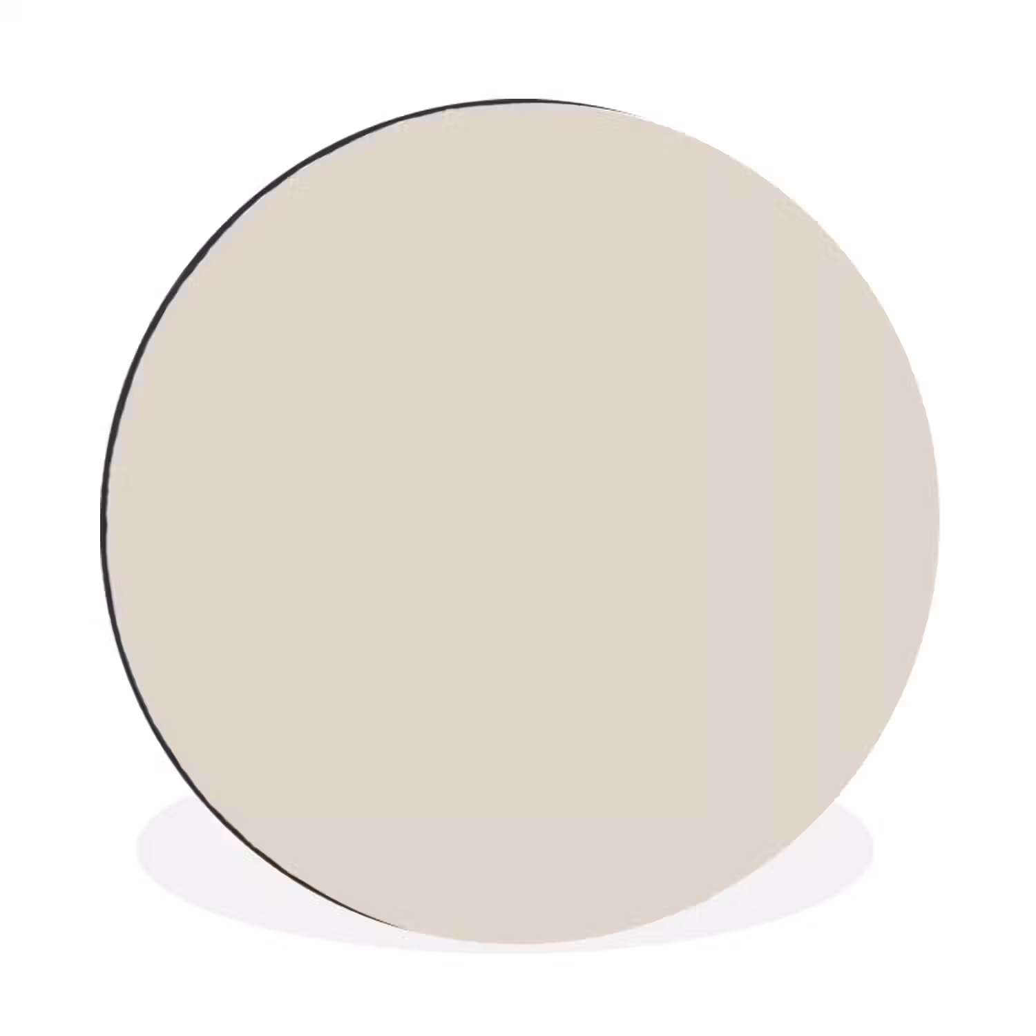 Fresh - Linen - Nude Wandcirkel aluminium klein 190 -3d