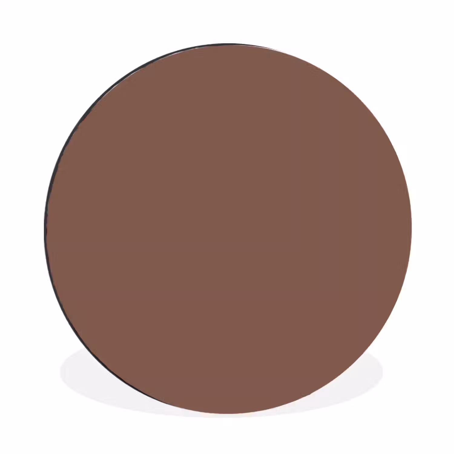Muted - Chestnut - Bruin Wandcirkel aluminium klein 190 -3d