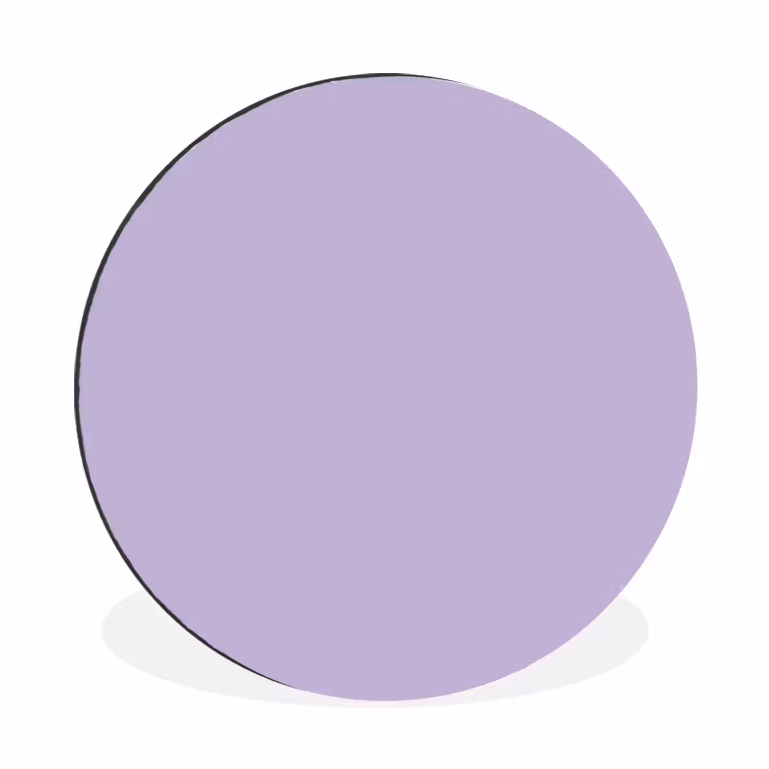 Pastel - Lilac - Paars Wandcirkel aluminium klein 190 -3d