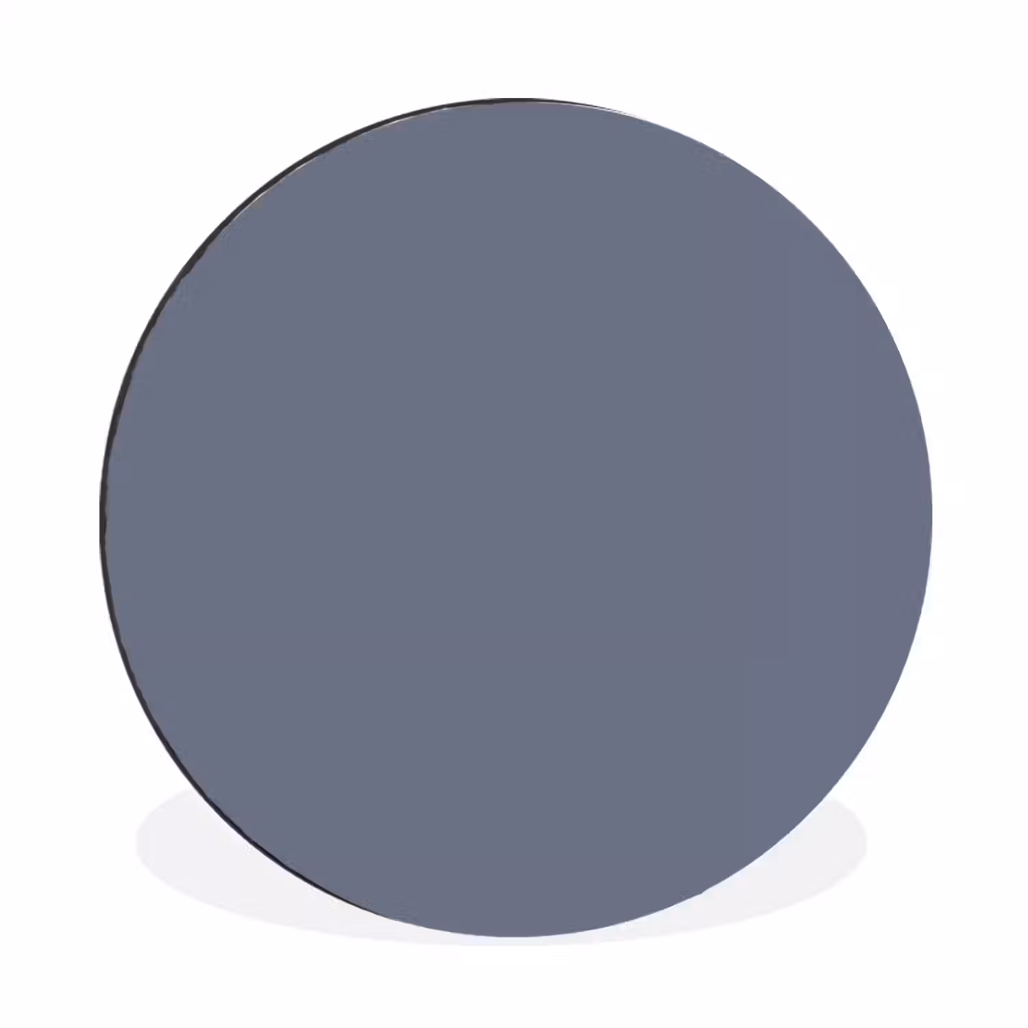 Slate - Whisper - Blauw Wandcirkel aluminium klein 190 -3d