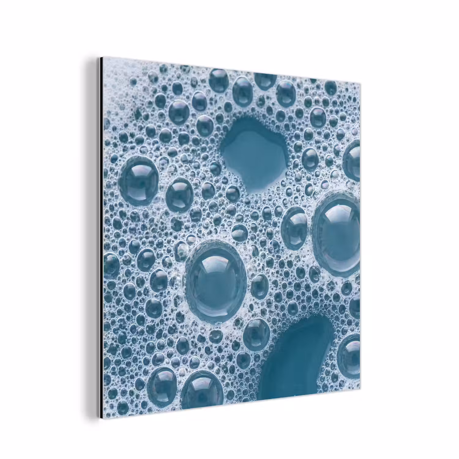 Schuim - Water - Textuur aluminium wit klein -3d