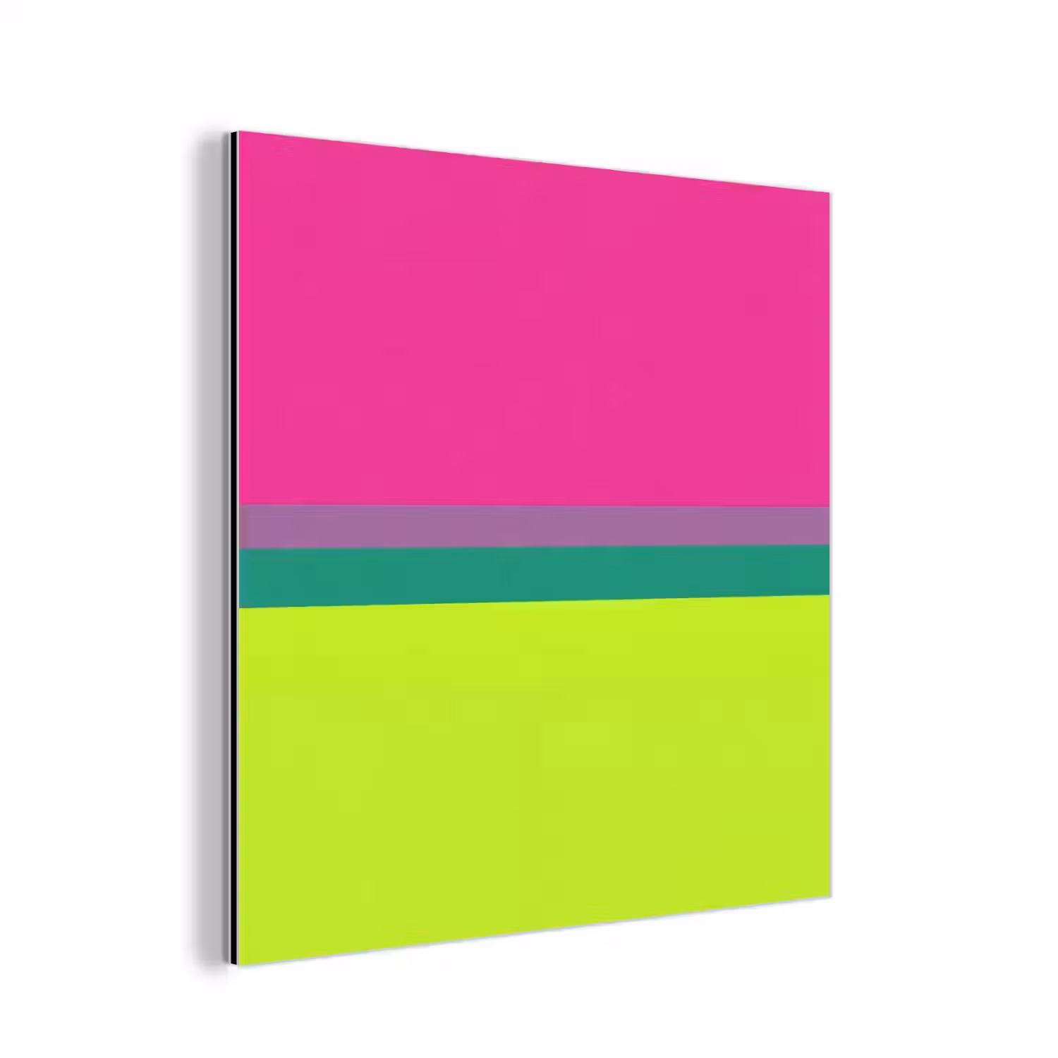 Strepen - Modern - Kleurrijk aluminium wit klein -3d