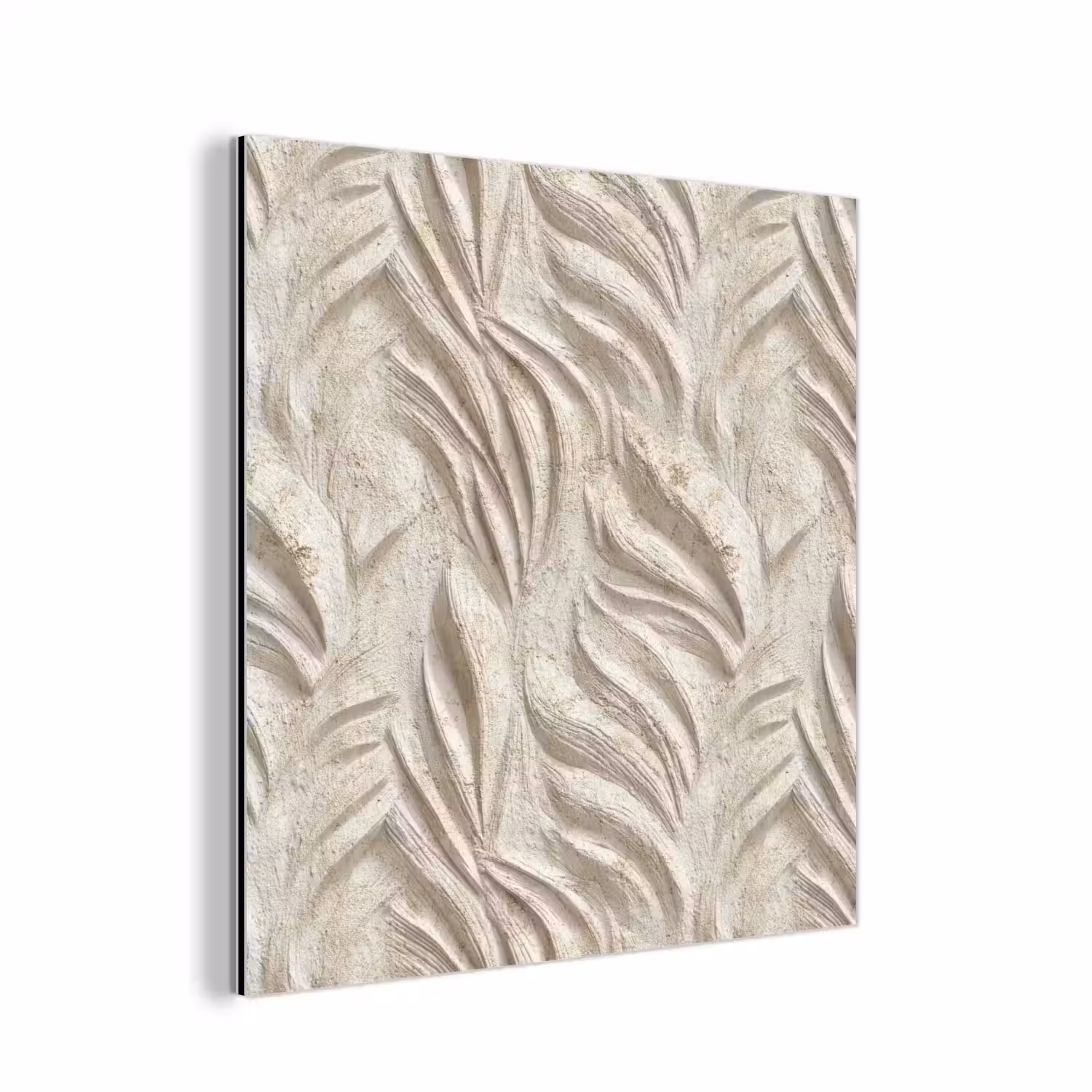 Textuur - Reliëf - Beige aluminium wit klein 46 -3d