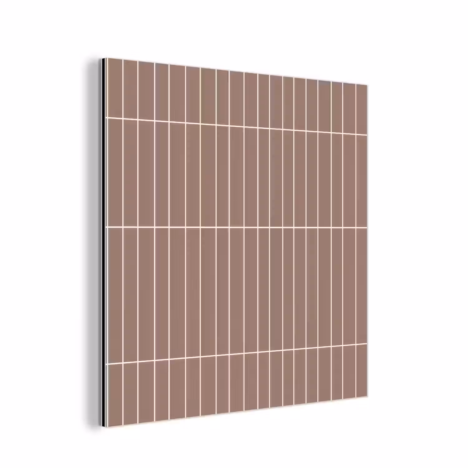 Verticaal - Wandtegel - Terracotta aluminium wit klein 46 -3d