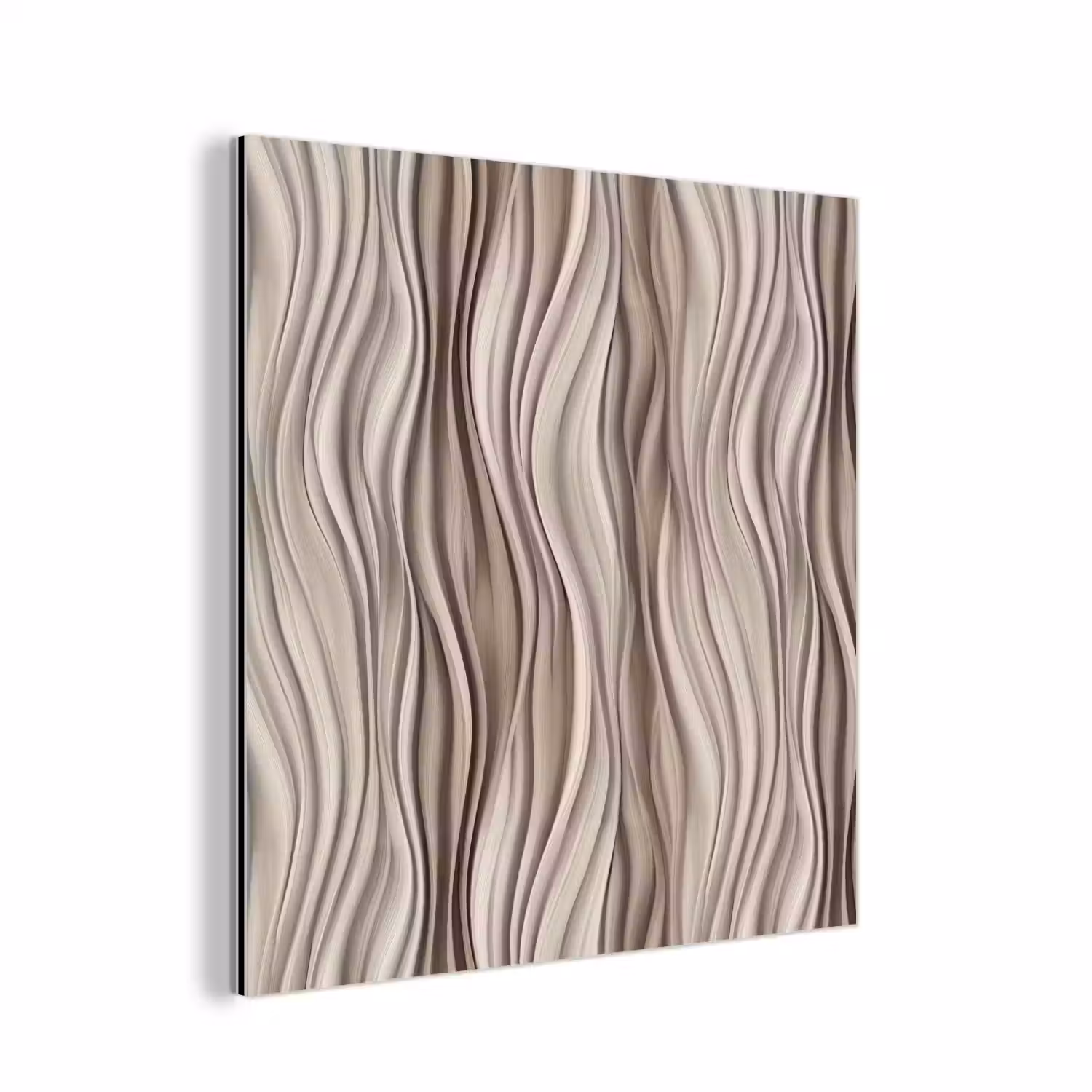 Golven - 3D - Crème aluminium wit klein 46 -3d