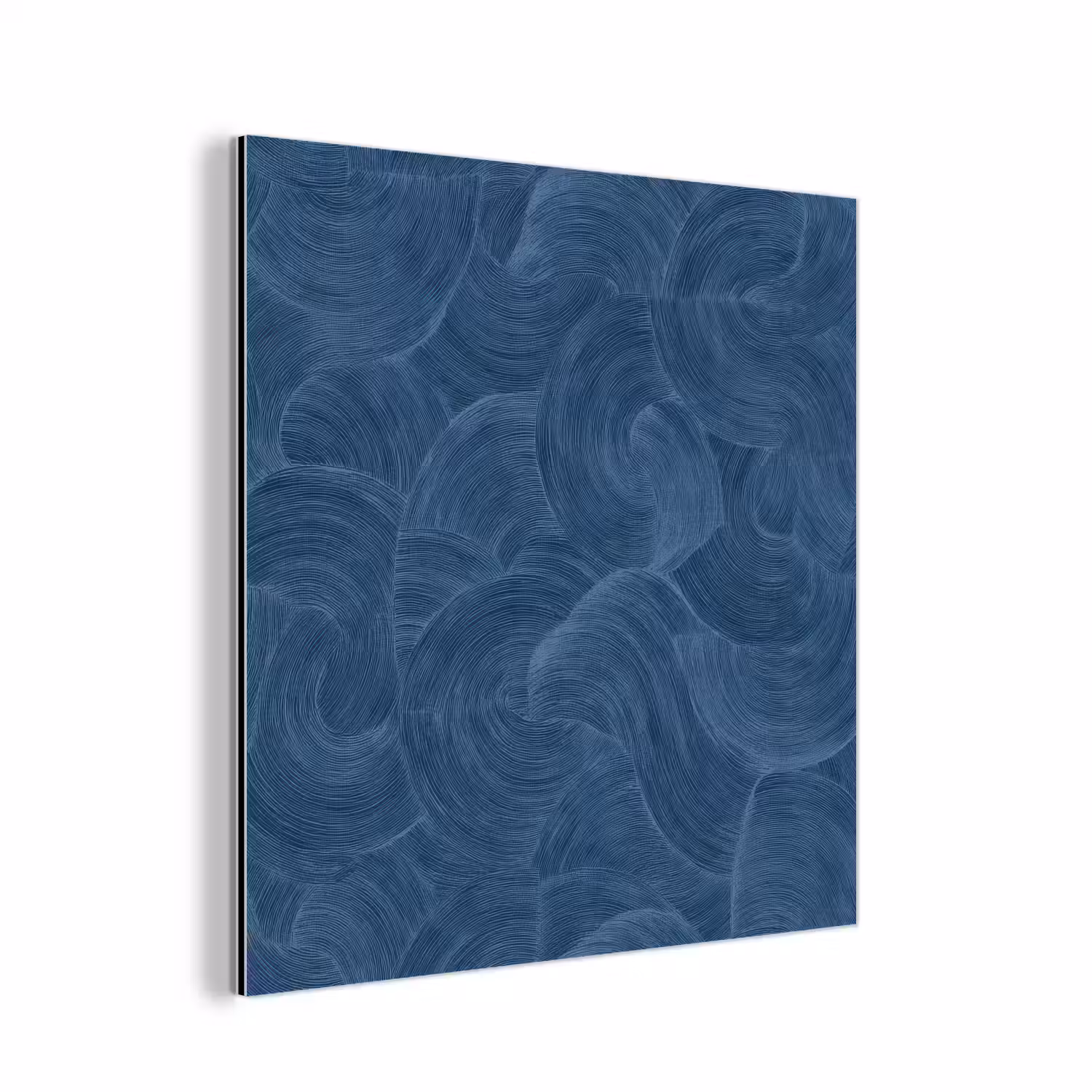Golven - Textuur - Patroon - Blauw aluminium wit klein 46 -3d