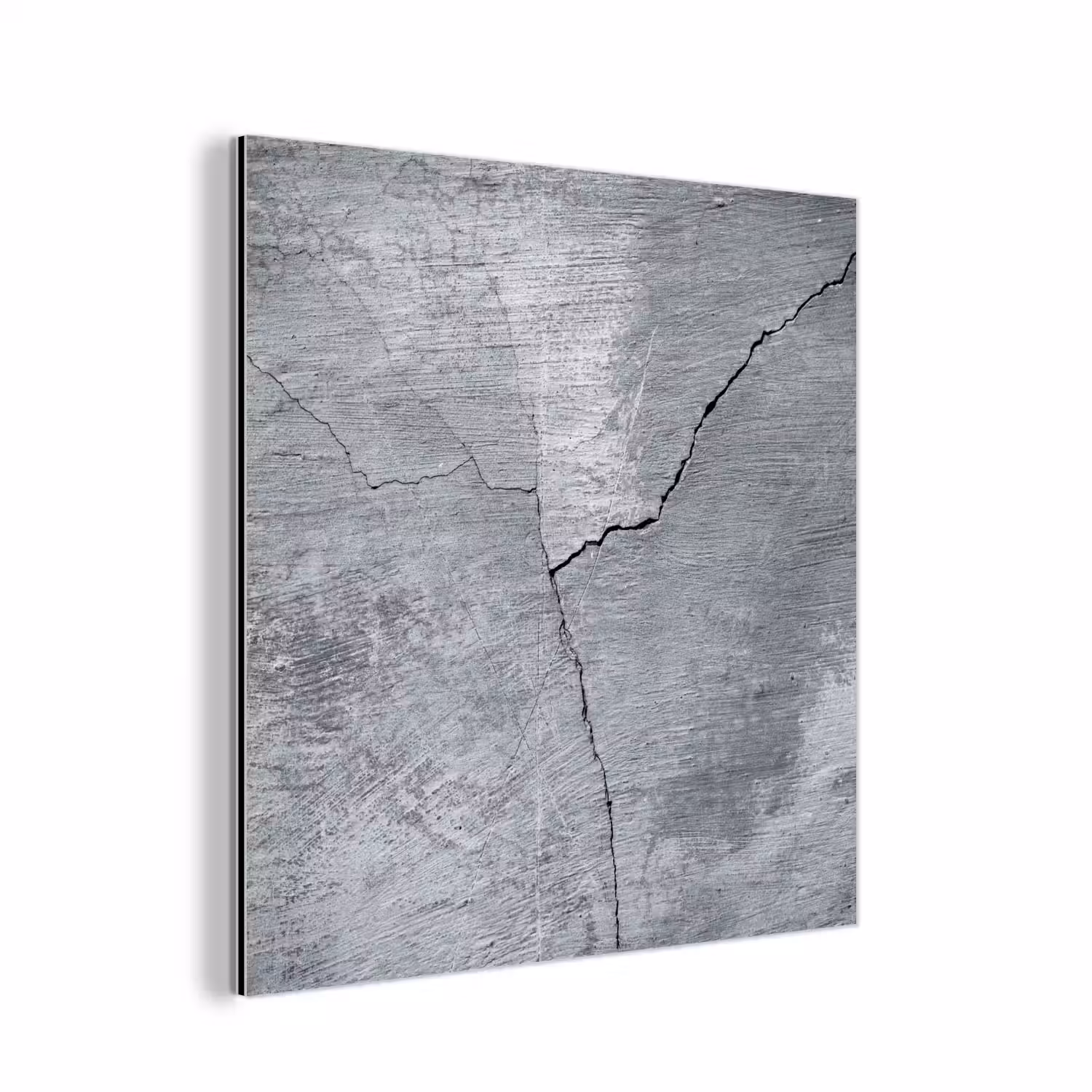 Beton - Grijs - Scheur aluminium wit klein -3d
