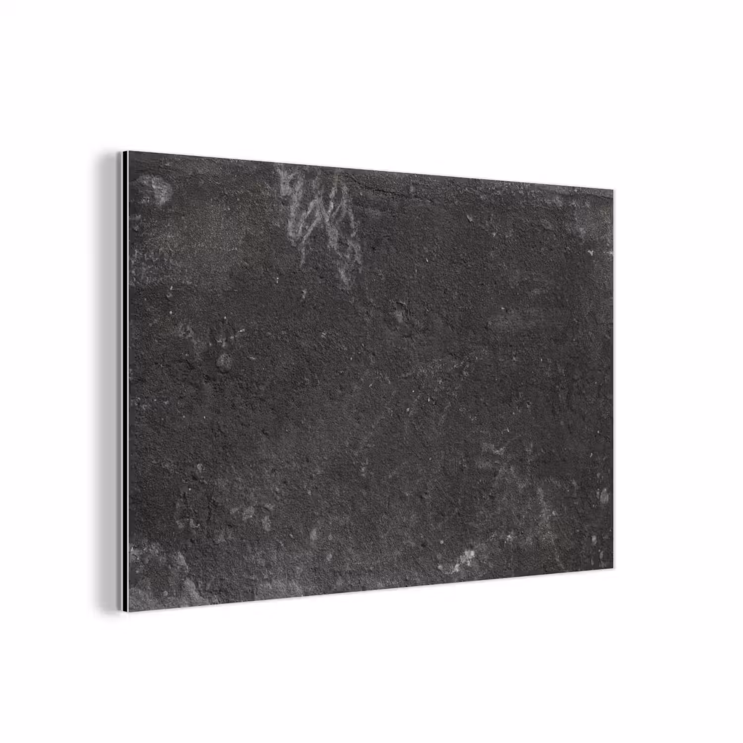 Beton - Muur - Zwart - Vintage - Industrieel aluminium wit klein -3d