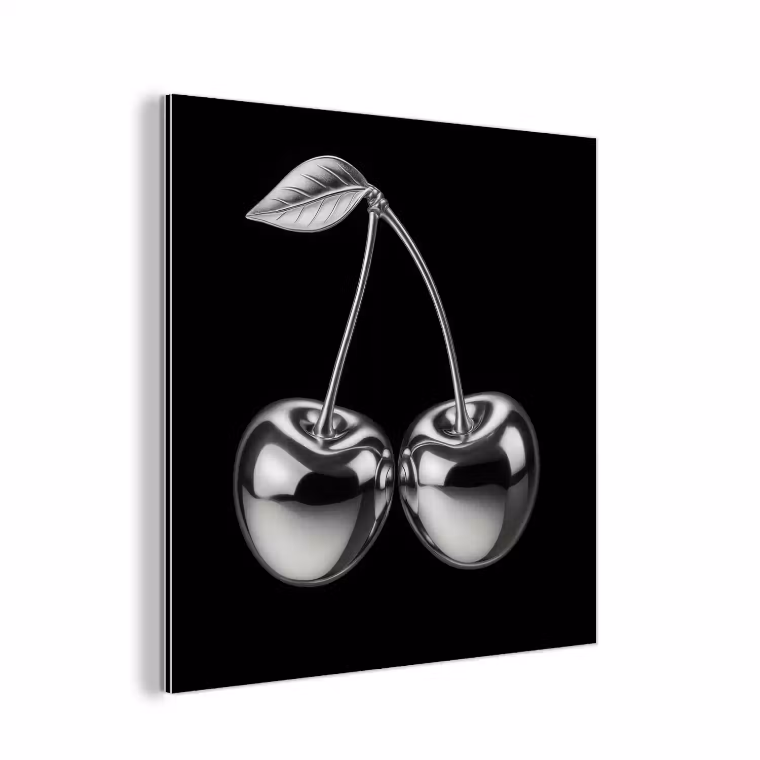 Kers - Luxueus - Metallic aluminium wit klein -3d