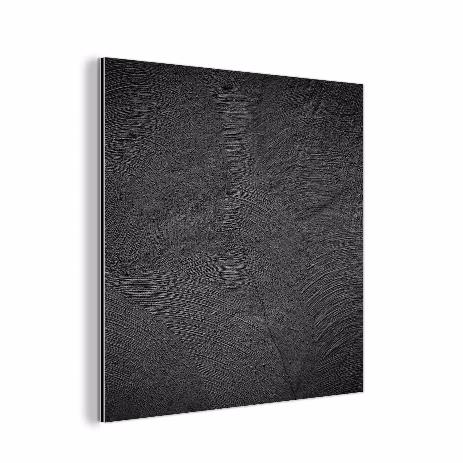 Beton print - Industrieel - Zwart aluminium wit klein -3d