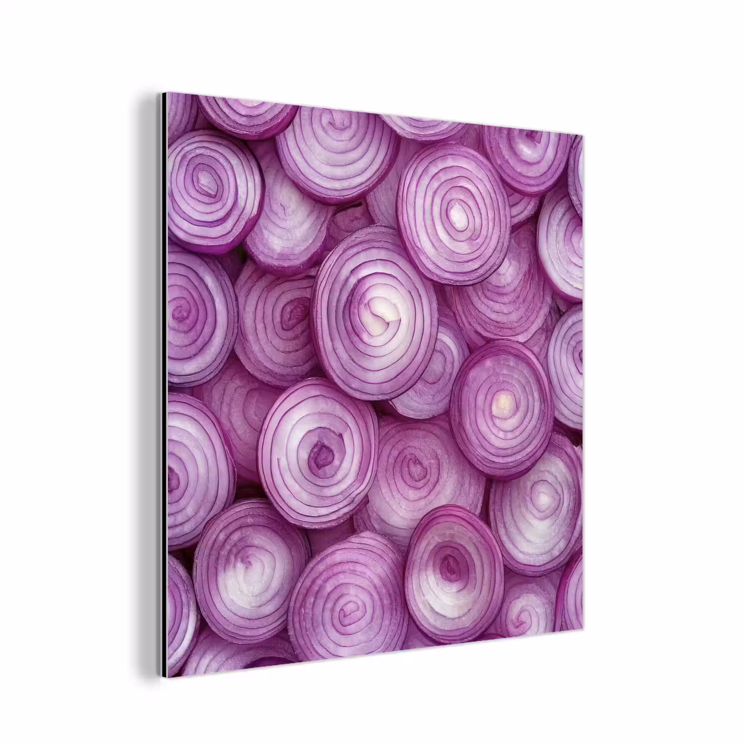Paars - Uien - Close up aluminium wit klein -3d