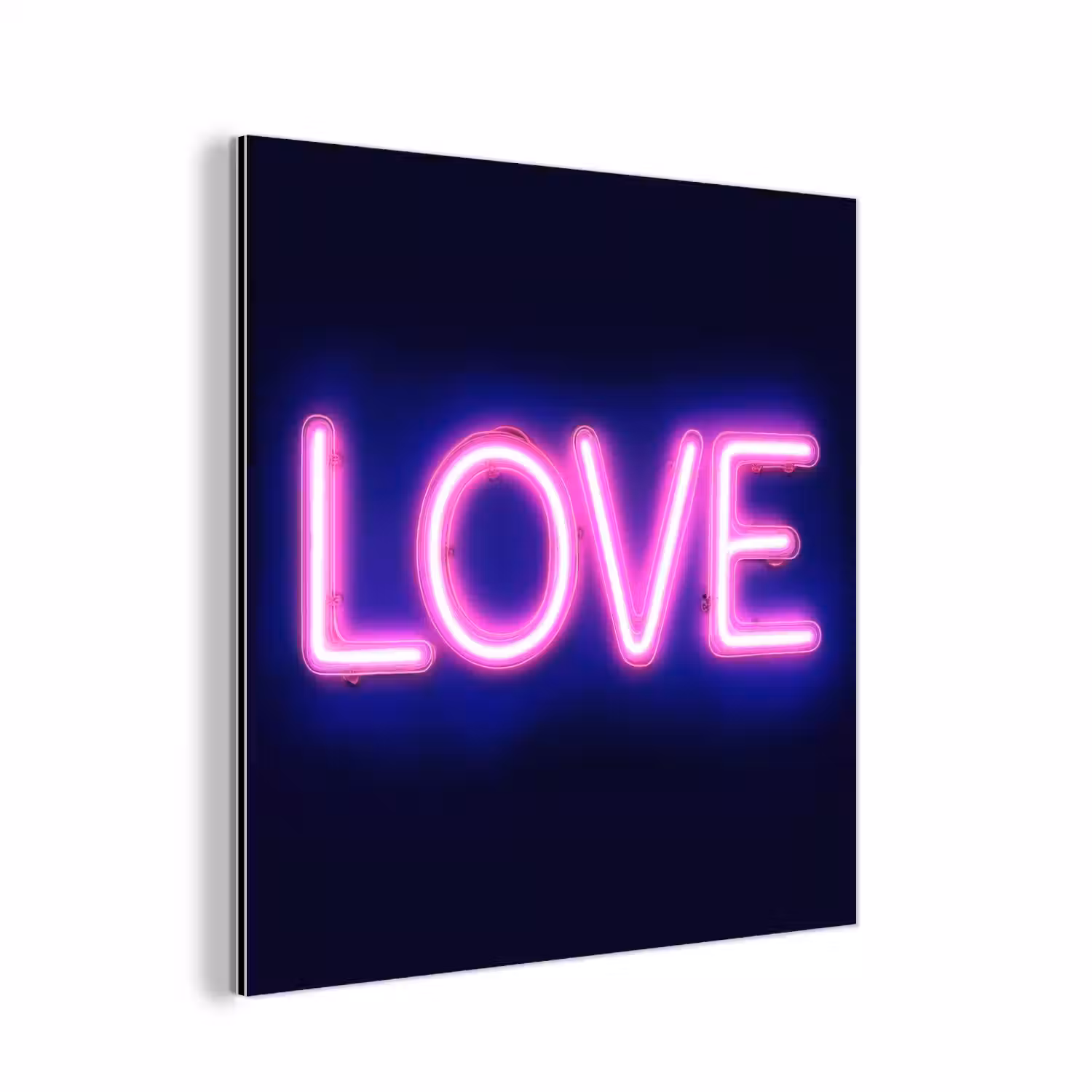Neon - Love - Valentijn aluminium wit klein -3d