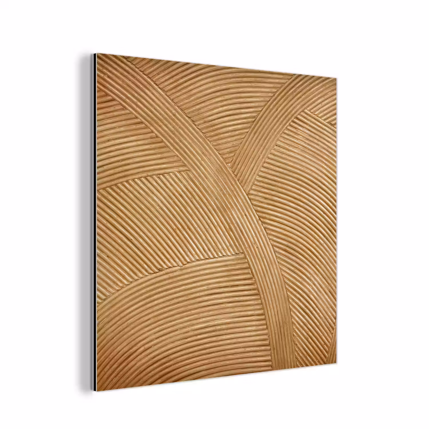 Structuur - Natuur - Kunst - Rotan aluminium wit klein -3d
