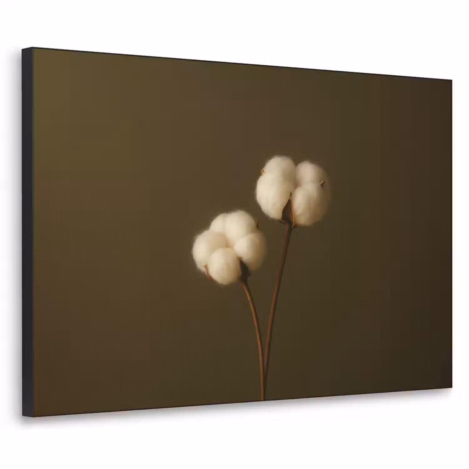 Takken - Katoen - Wit - Bollen Textielframe - compleet frame klein -3d