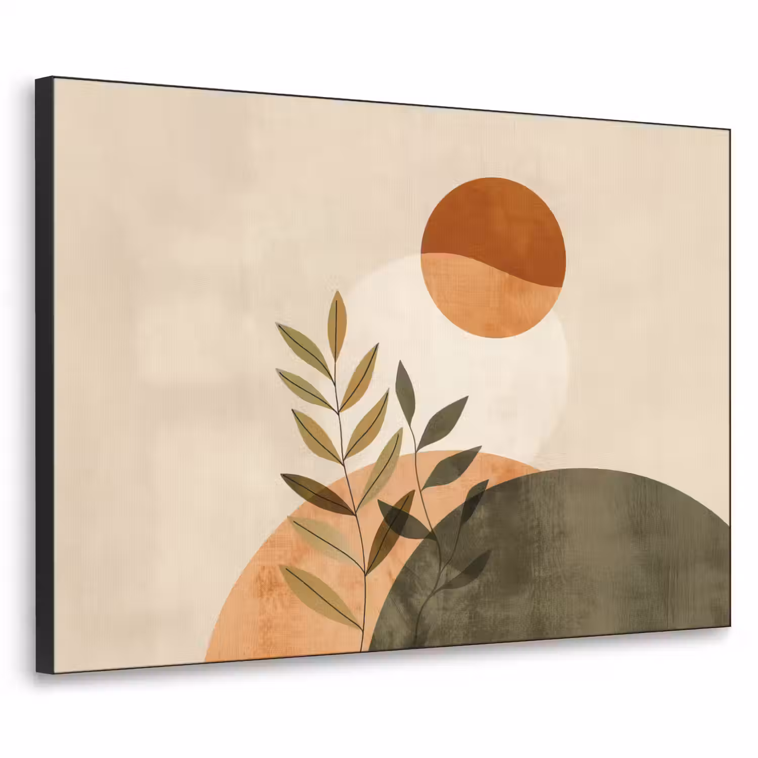 Takken - Vormen - Abstract Textielframe - compleet frame klein -3d
