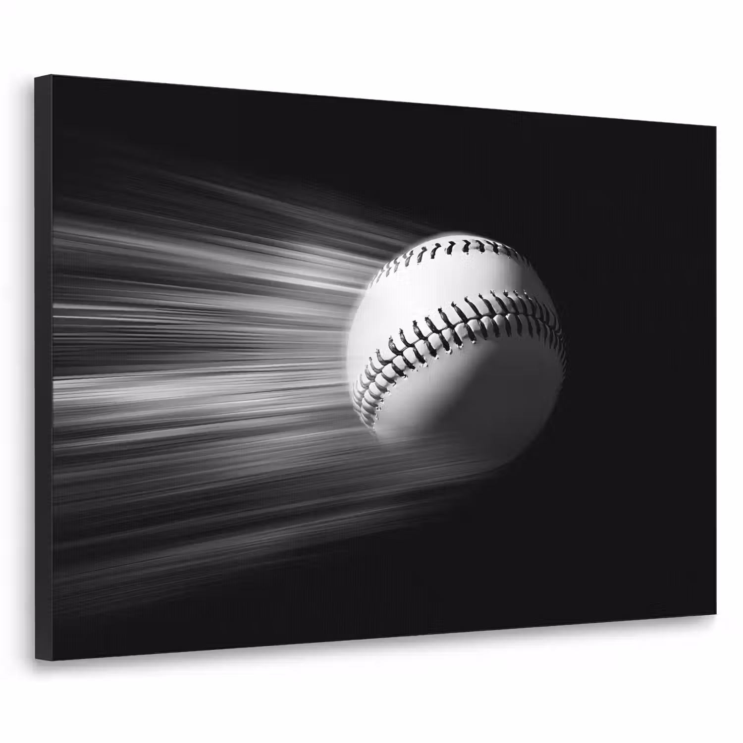 Honkbal - Wit - Vliegt Textielframe - compleet frame klein -3d