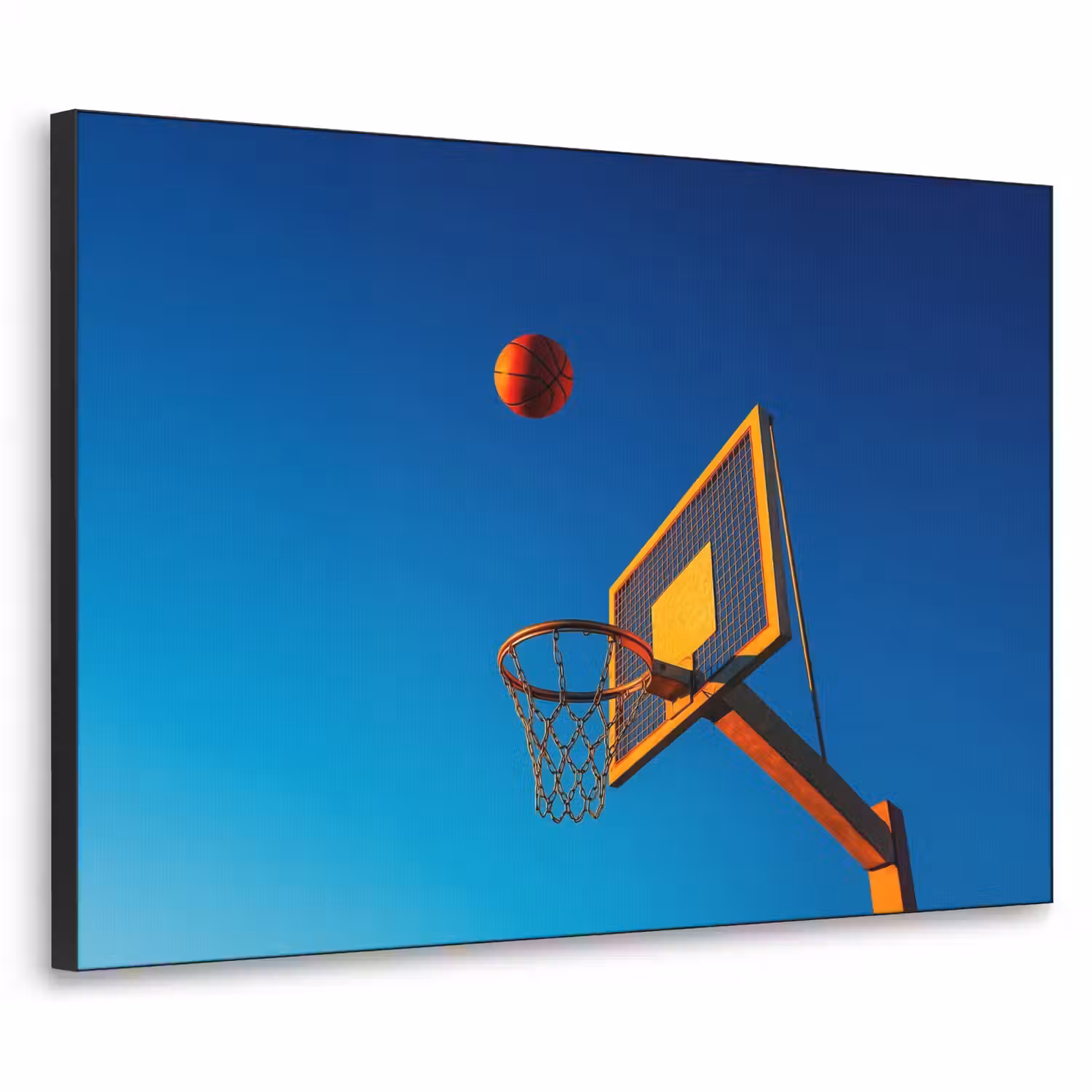 Basketbal - Lucht - Ring Textielframe - compleet frame klein -3d