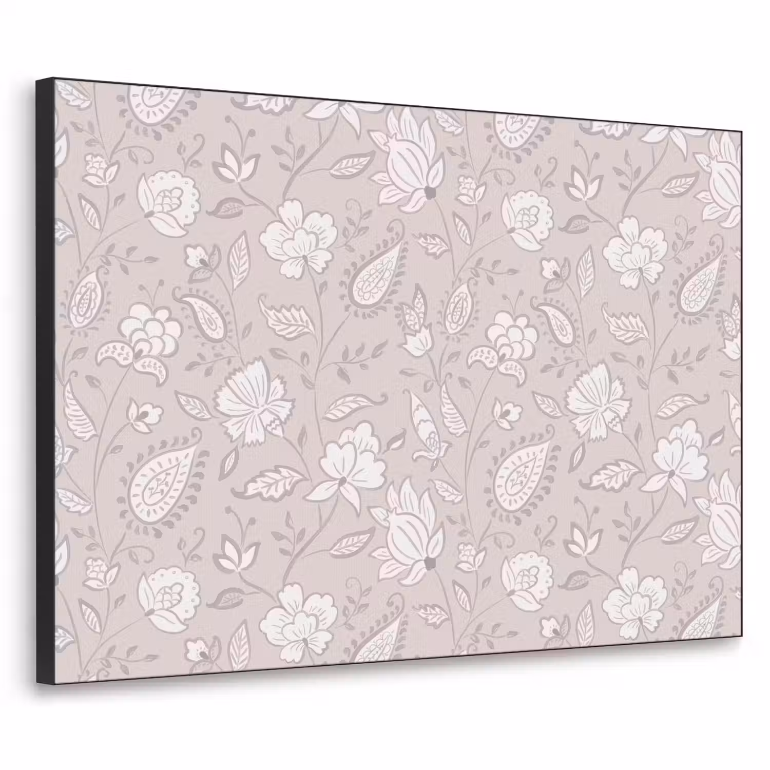 Bloemen - Getekend - Lavendel Textielframe - compleet frame klein 947 -3d