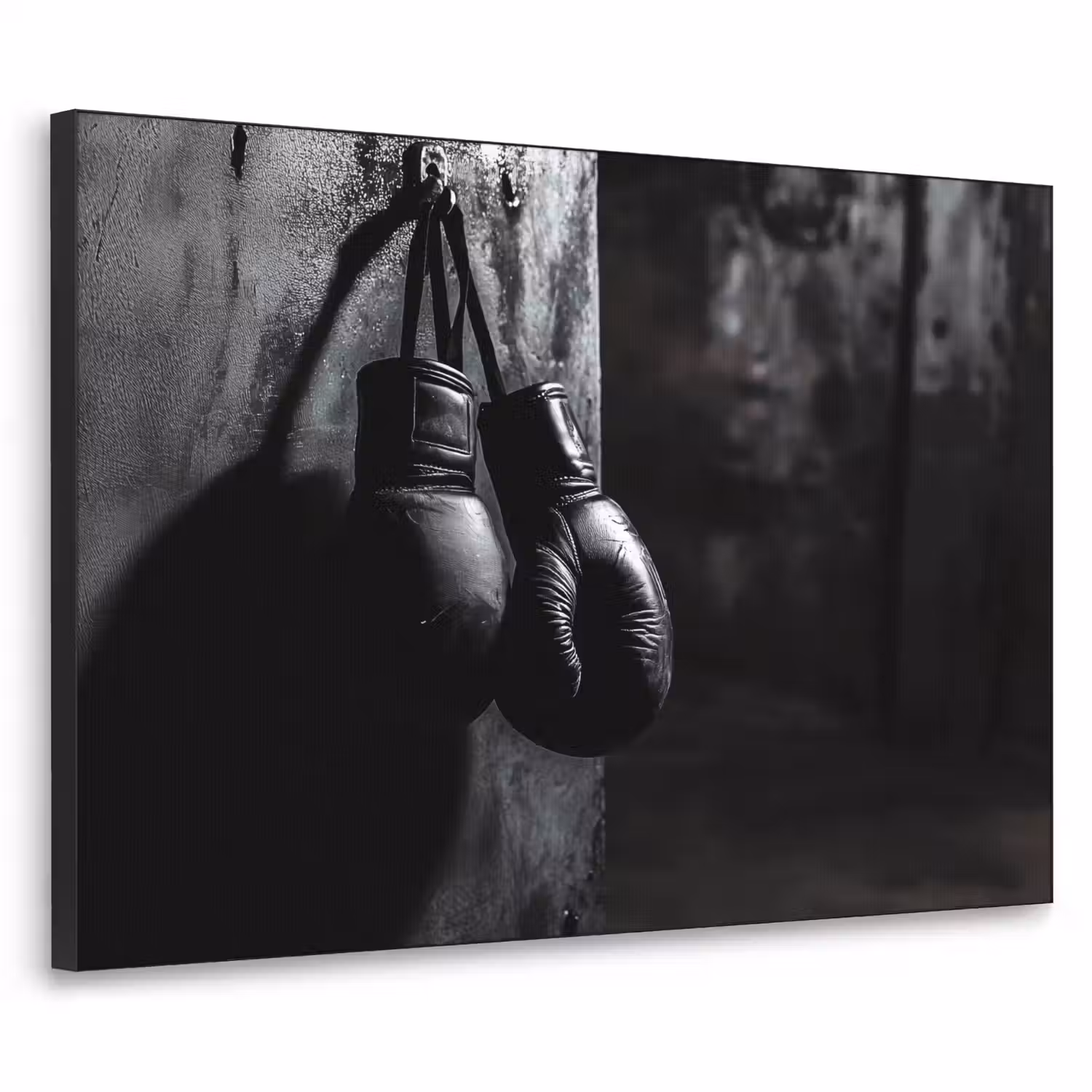 Bokshandschoenen - Muur - Duister - Zwart Textielframe - compleet frame klein -3d