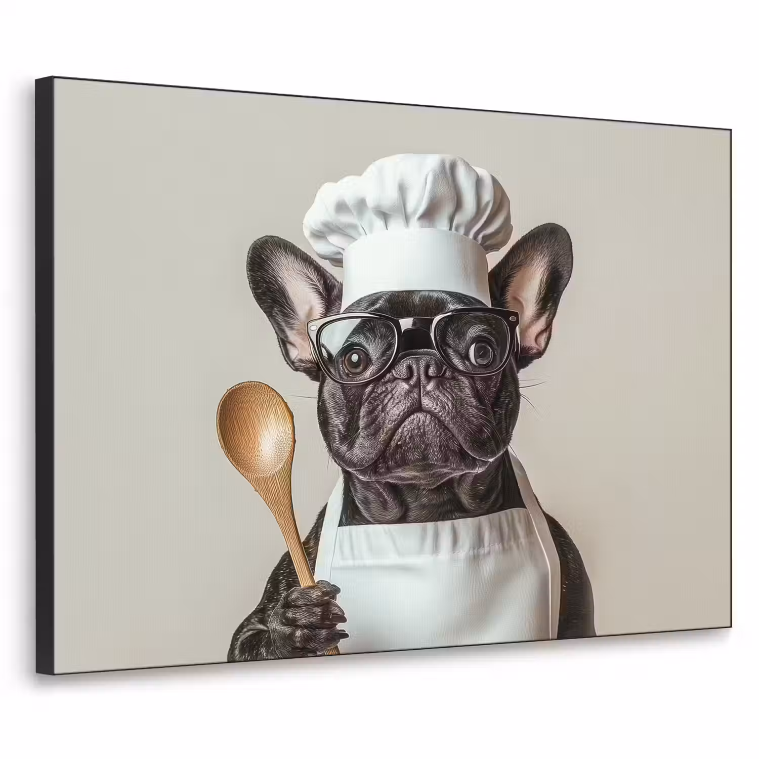 Bril - Hond - Kok Textielframe - compleet frame klein -3d