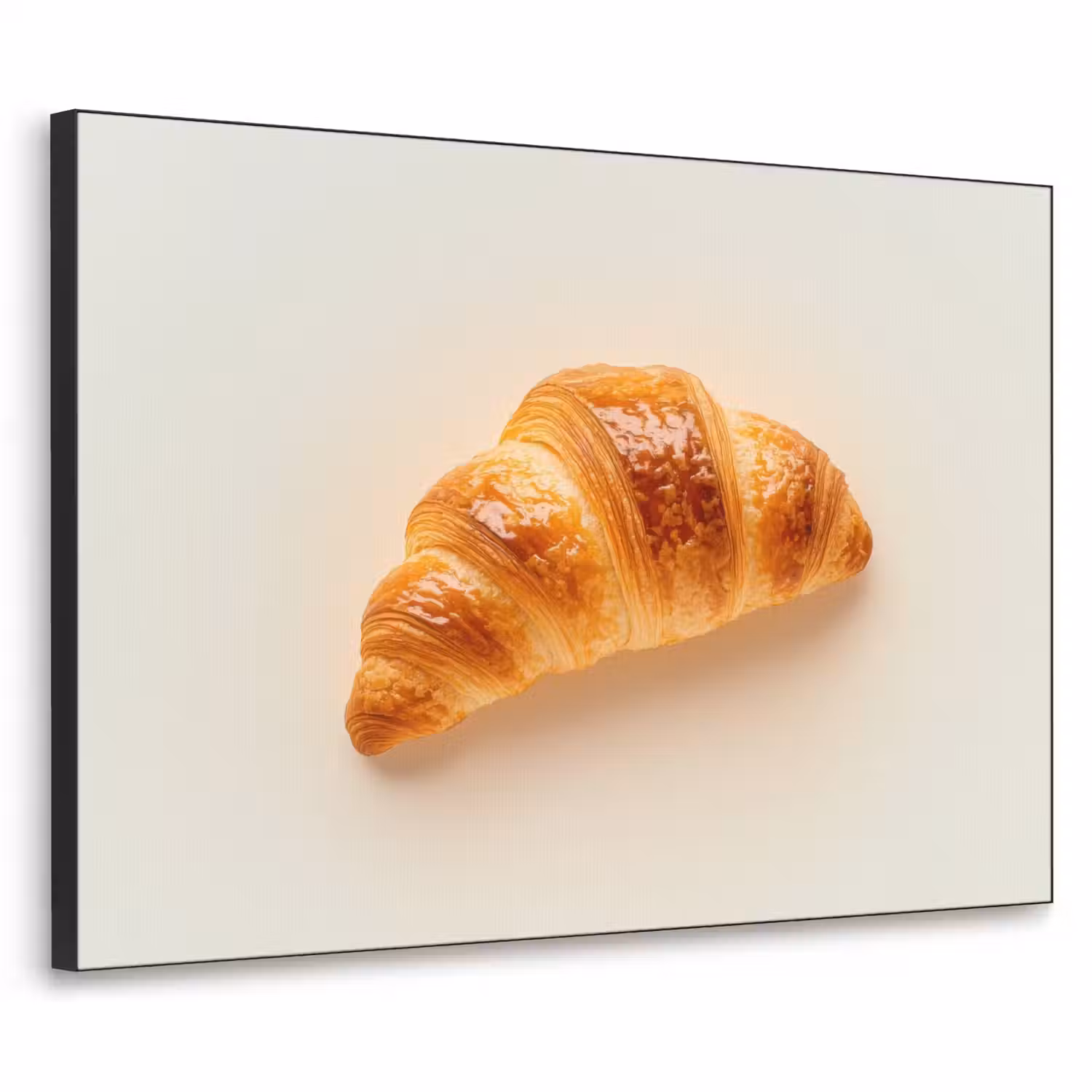 Croissant - Brood - Beige Textielframe - compleet frame klein -3d