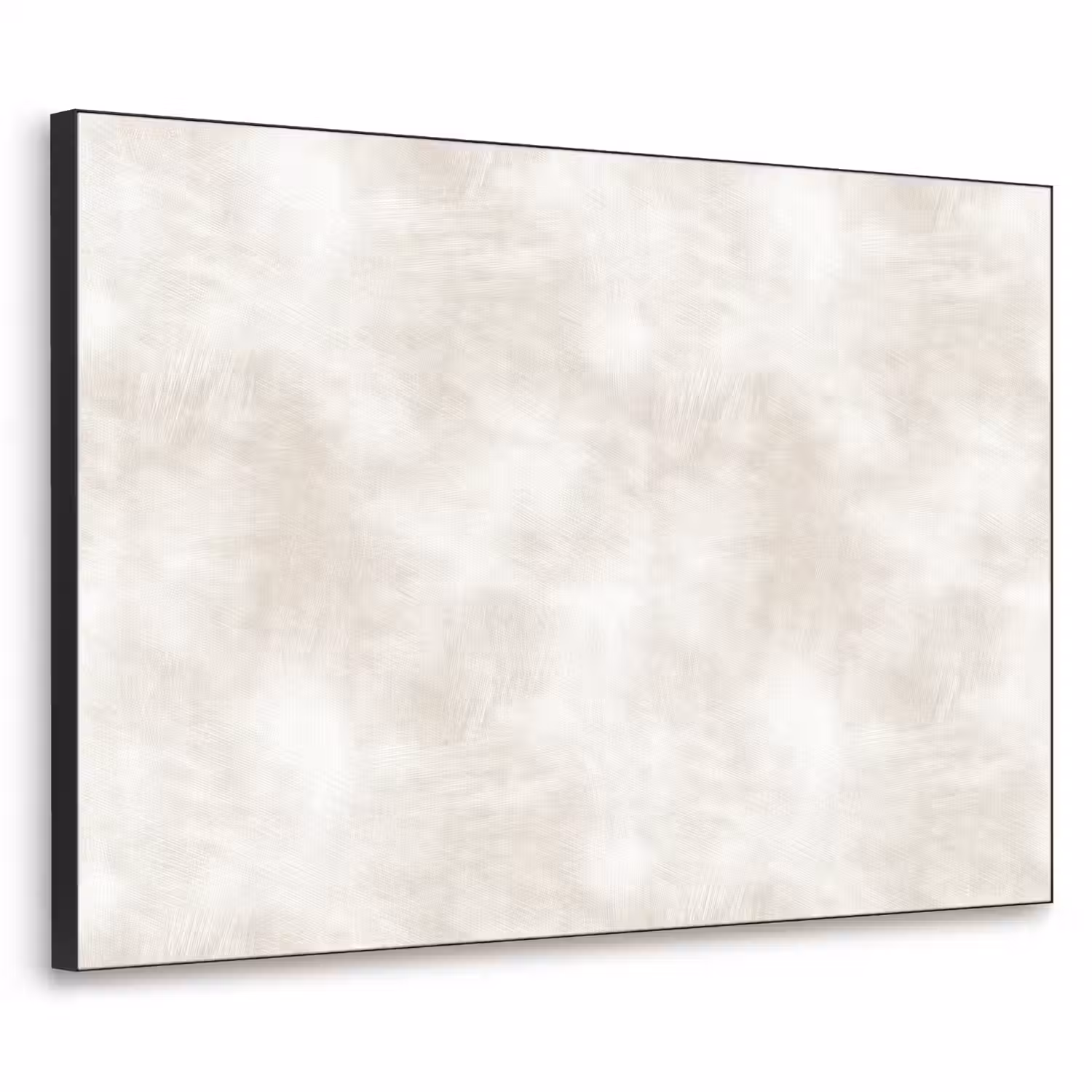 Subtiel - Structuur - Beige Textielframe zwart klein 947 -3d