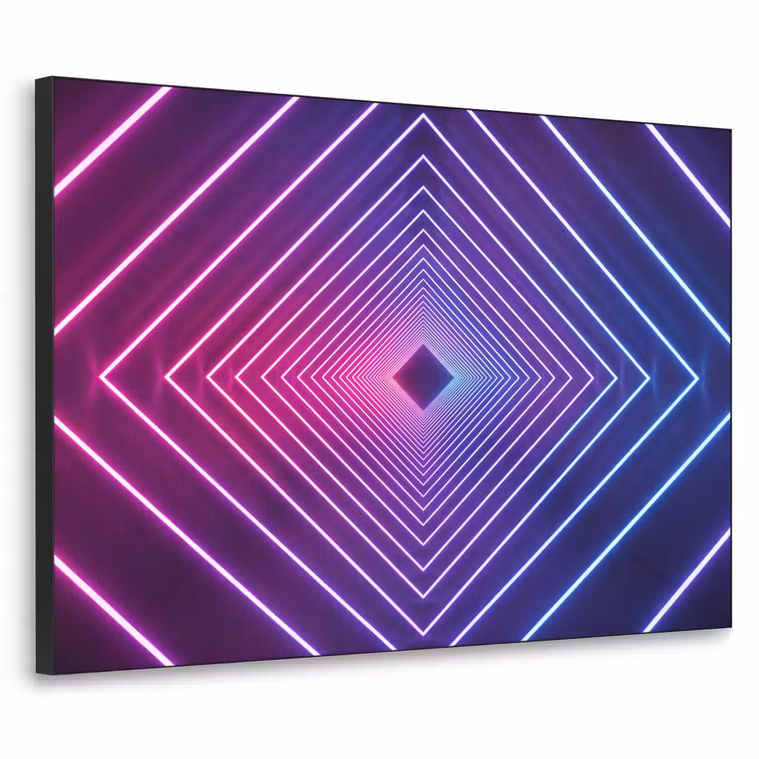 Driedimensionaal - Tunnel - Ruimte Textielframe zwart klein -3d