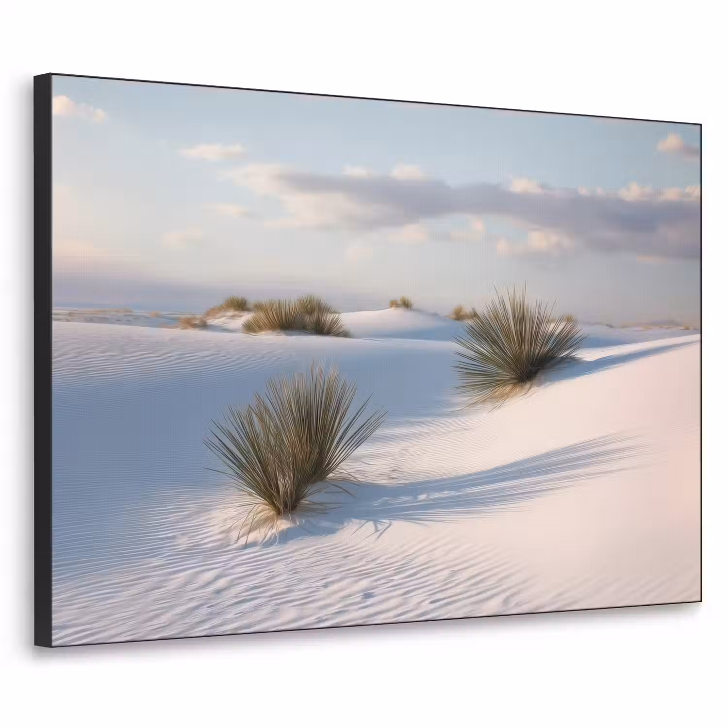 Duinen - Gras - Wolken - Beige Textielframe - compleet frame klein -3d
