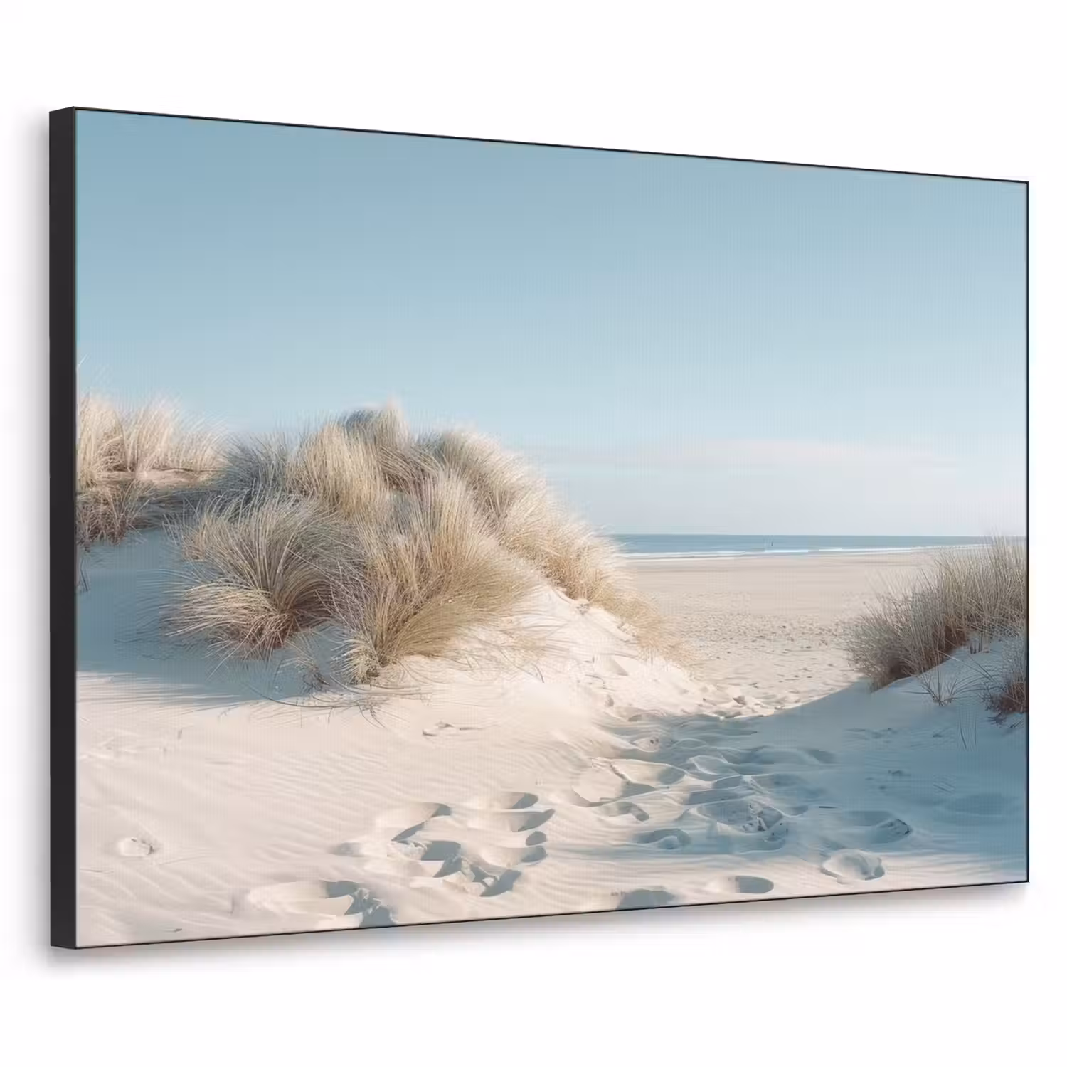 Duinen - Planten - Zomer - Natuur Textielframe zwart klein -3d