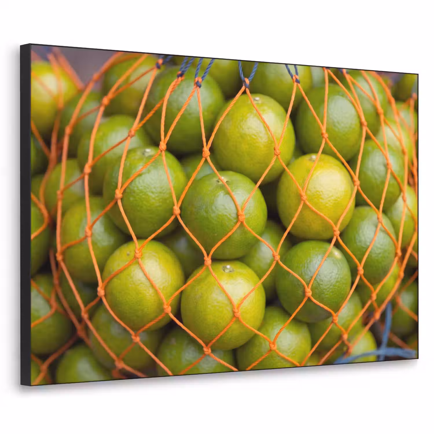 Eten - Net - Groen - Markt Textielframe zwart klein -3d